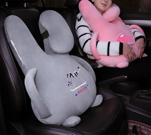 Almohada algodón 55x65 cm para viaje de auto miniatura 3