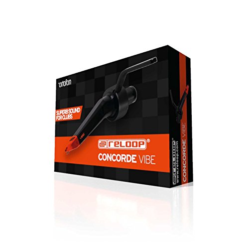Reloop Concorde Vibe Versatile Dj Cartridge For Studio And Club Use, Elliptical Stylus - Black And Orange #TOP3