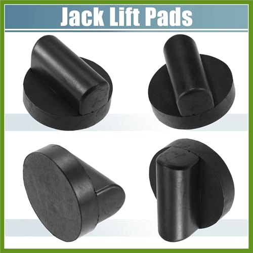 Image of 2 Pcs Rubber Jack Puck Jacking Lift Pad Jack Lift Point Pad Adapter for Audi TT RS R8 A6 Support Point Adapter Jacking Trolly Car Removal Repair Tool Vehicle Components