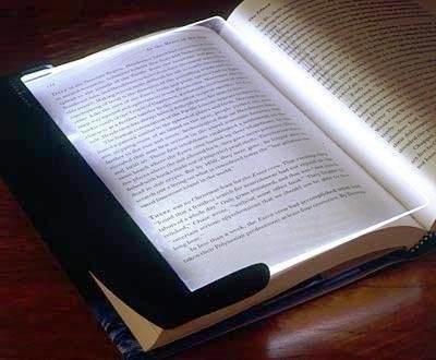 Glive's LED Light Panel Light Wedge Reading Lamp Night Vision Light Page Book Read Lamp Backlight