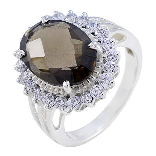 Bague en argent sterling 925 ovale pour filles et garçons