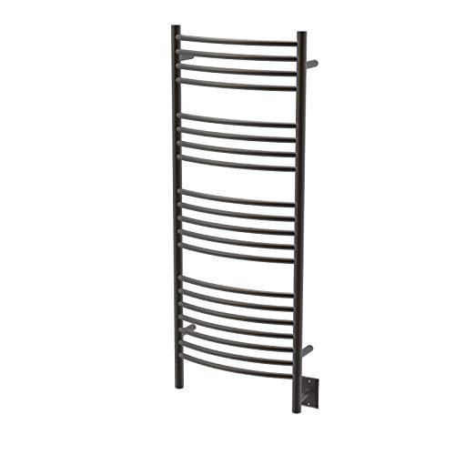 Amba Jeeves DCO Model D-Curved 20-Bar Hardwired Towel Warmer in Oil Rubbed Bronze