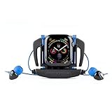 H2O Audio Interval Swim Headphones for Apple Watch Series 2, 3, 4, 5, 6 Waterproof IPX8, in-Ear Stereo Earbuds, Noise Cancelling, No Drag Short Cord, Great for Swimming, Running and Sports Activities