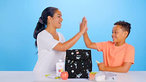 Image of PackIt Freezable Lunch Sack, Spaceman Print, Built with EcoFreeze Technology, Foldable, Reusable, Ideal for Lunches, School Lunches, and Fresh Meals On the Go