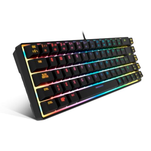 Miniatura 3 de Krom Kalista - Teclado Gaming De Membrana Rgb Rainbow, Formato 62 , Modo Gaming, N-19 Anti-Ghosting, Windows Mac, Layout Español, Negro