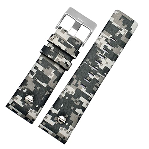 Cuir véritable pour montre Diesel DZ7408 - Bracelet grande taille