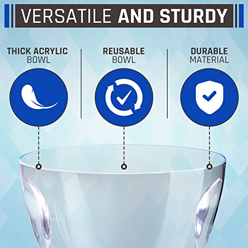 Ice Buckets For Parties - Ice Bucket - 5 Liter Clear Acrylic Champagne Bucket With Easy-To-Carry Handles - Indoor And Outdoor Parties #TOP2