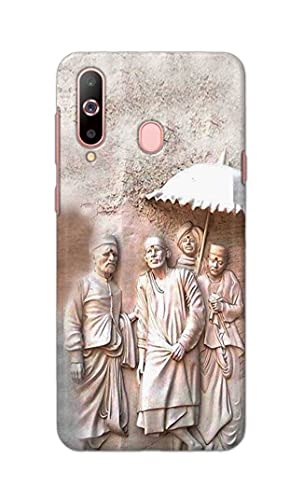 Image of PRINTFIDAA Printed Hard Back Cover Case for Samsung Galaxy A60 | Samsung Galay M40 Back Cover (Sai Baba) -1803