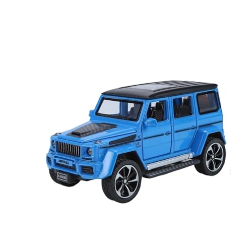 G63 Miniatures SUV tout-terrain en alliage métal bleu voiture 1:32