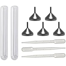 Riverrun Perfume Decanting Kit 2 Measuring Tubes 5 Metal Funnels 20 Transfer Pipettes for Aromatherapy Essential Oils Bottles Vials
