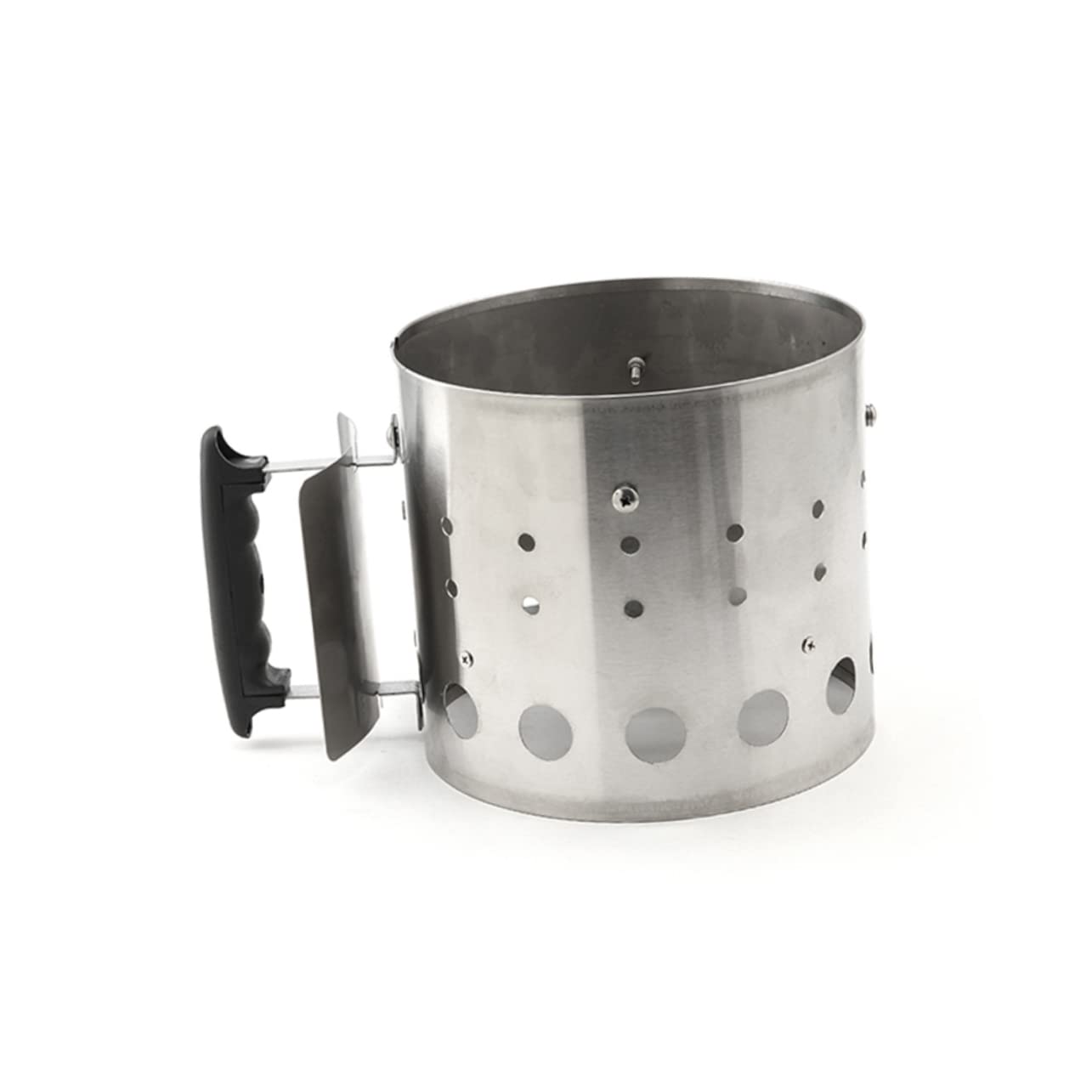 UKCOCO Kit Accendi Fuoco Barbecue Portatile in Metallo Inossidabile per Campeggio, Forno a Legna, Arrosti Esterni