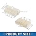 A ABSOPRO 10 Pin Car Electrical Wire Connector Plug Kits Waterproof 6.3 Series Male Female Cable Terminal Housing Plastic Copper Beige