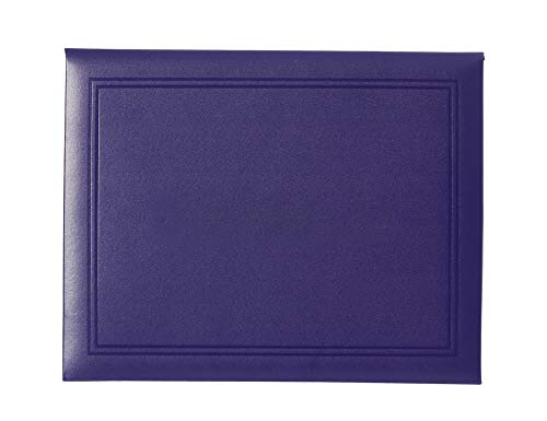 Graduatepro Diploma Cover 8.5X11 Graduation Covers Certificate Document Holder Smooth Leather Letter Size Purple #TOP5