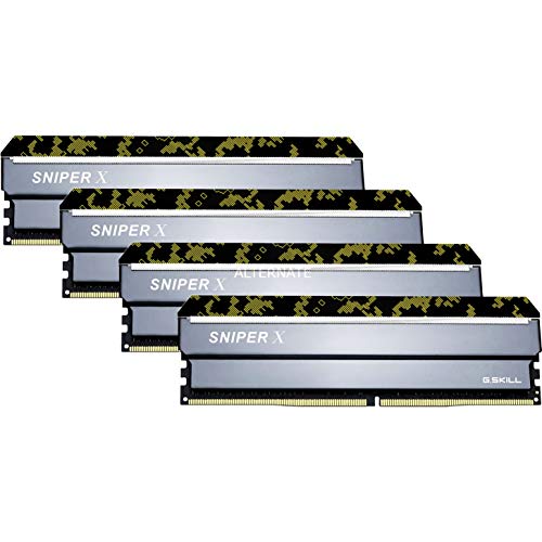 G.Skill SniperX F4-3200C16Q-32GSXKB (DDR4-3200 8GB×4)