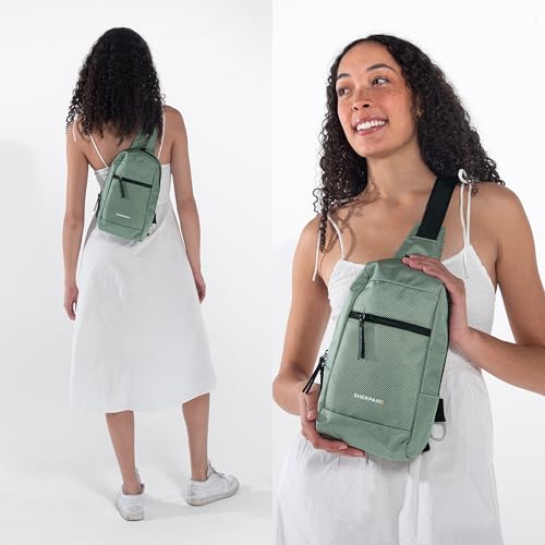 Image of Sherpani Metro, Reversible Anti-Theft Sling Bag, 5L Travel Crossbody Backpack, Chest Purse for Travel, Hiking, or Everyday
