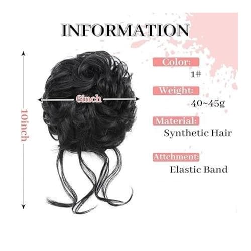 Chignon pince pour cheveux bouclés accessoire coiffure femme marron clair
