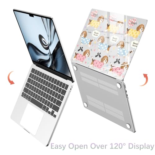 Carcasa rígida MacBook Pro 14 M5 A3427 transparente con acabado premium 4