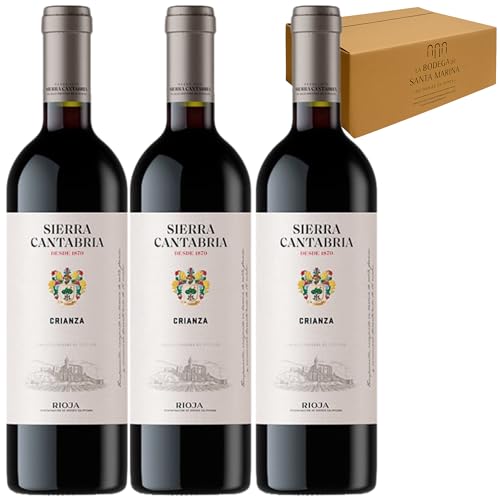 Sierra Cantabria – Crianza | Ribera de Rioja | 100 % Tempranillo | 14 meses en barrica francesa y americana | 14 % Vol | 3 Botellas 75cl