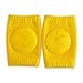 Almohadillas de Soporte de la Rodilla del bebé Crawling Troncer Protectores ELASTENTES LOS MADRADOS ELASTURALES PROMPLETADORES LÁFACTORES para LOS NIÑOS, Amarillo OSCURAR