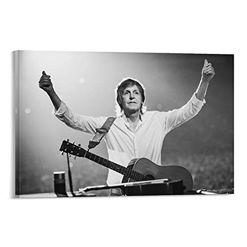 MMMU Paul McCartney Poster décoratif sur toile Motif concert à Tokyo 50 x 75 cm - Les Beatles, Paul McCartney, John Lennon, RIngo Starr, George Harrison MMMU Paul McCartney Poster décoratif sur toile Motif concert à Tokyo 50 x 75 cm