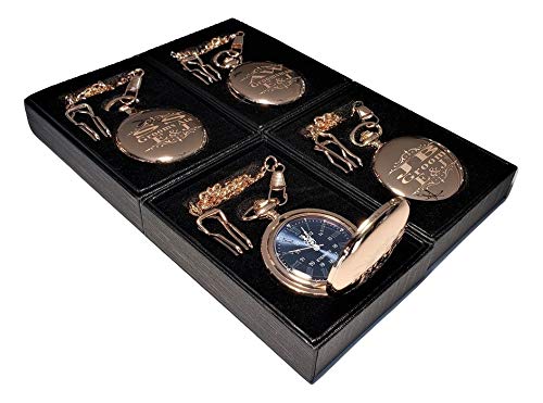 1 Personalized Pocket Watch, Vintage Style Engraved Gift. Box Included, Stainless Chain And Engraving Is Included, Groomsmen, Best Man Gifts For Couples And Weddings (Gold Polished) #TOP6