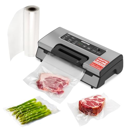 Gourmia Vacuum Sealer – Food Preservation System with...