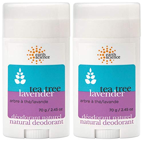 EARTH SCIENCE - Aluminum-Free Natural Lavender and Tea Tree Deodorant (2pk, 2.45 oz.)