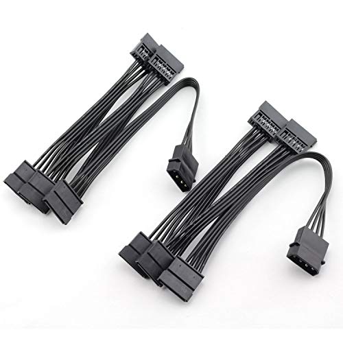 Adaptateur SATA 18 AWG convertisseur d'alimentation IDE Molex 4 broches pour disque dur PC