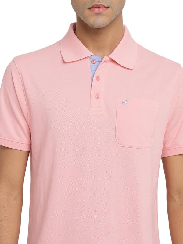 Image of AMERICAN CREW Polo Collar T-Shirt for Men with Pocket