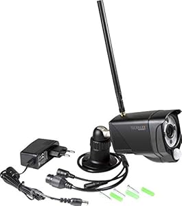 Technaxx WiFi IP Outdoor Camera TX-145 - Vieokamera. FullHD 1920x1080, PIR-Sensor 120, Horizontal 90° & Vertical 55°, WiFi 2.4GHz, 3 IR LED (850nm), IP 66, MicroSD, Einbruch, Sicherheit, Alarm, Push