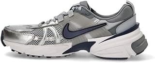Nike V2K Run Shoes (HJ4497-002, Wolf Grey/Cool Grey/White/Midnight Navy) Size 8.5