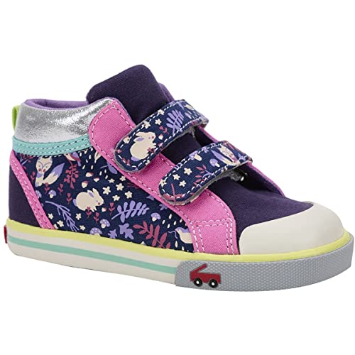 See Kai Run - Kya High-Top Sneaker For Little Kids, Purple/Woodland, Toddler 9 #TOP4