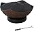 Sunjoy 34 Inch Fire Pits for Outside Large Size Outdoor Patio Round Bowl Shaped Copper Wood Burning Steel Fire Pit with Spark Screen and Poker by AmberCove