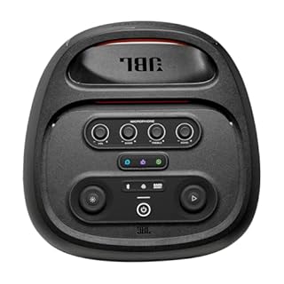 JBL PartyBox 720, Enceinte de fête Bluetooth sans Fil avec lumière d'ambiance Dynamique, 15 Heures d’autonomie, étanchéité IPX4, JBL Pro Sound et Connexion Multi-Enceintes Auracast, Noire