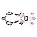 Kalair GFX Graphics Kit for Honda CRF50 (All Years) FATALITY Series - Dirt pit bike motorcycle stickers, dirtbike racing automotive decal motocross accessories no-plastics