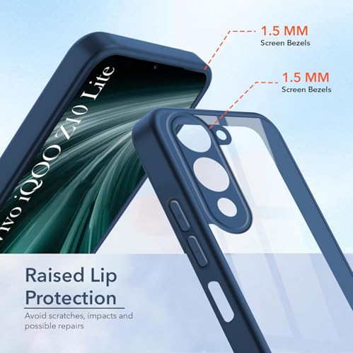 Image of Jkobi Ultra-Hybrid Back Cover Case for Vivo iQOO Z10 Lite (Lifetime Anti Yellow | Anti Scratch | Crystal Clear Shockproof)