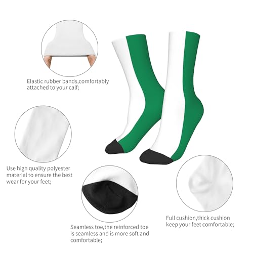 SEAEAGLE Flag of Nigeria A Pair Junior Athletic Short Tube Socks Children Calf Tube Socks Short Stockings3