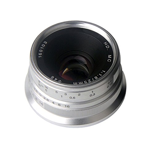 Objectif 25mm F1.8 FX argent idéal pour photo de rue et voyage