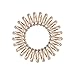 invisibobble Original Traceless Spiral Hair Ties with Strong Elastic Grip, Non-Soaking, Accessories for Women - Time to Shine, Bronze Me Pretty (Pack of 3)
