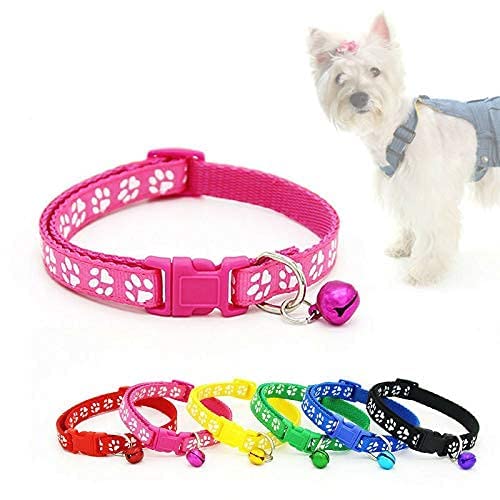SR VISION Adjustable Nylon Cat Safety Collar with Bell for Cat Kitten Small Dog (Pack of 2) - Color May Vary (B0BJQZ7WL8) Amazon Price History, Amazon Price Tracker