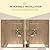 Bluhouzz 56"- 60" Glass Shower Door, Double Sliding Shower Door, Frameless Shower Door with 5/16 Inch Sgcc & Ansi Tempered Glass, Explosion-Proof Film for Walk in Shower
