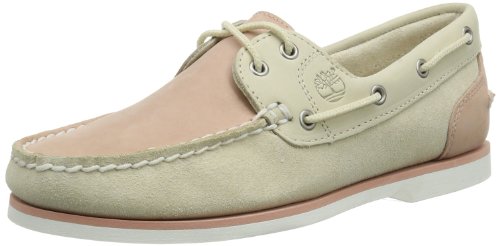 Image of Timberland - Classic Women's Boat Shoes, pink, 5 UK