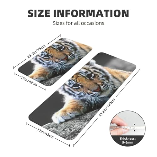 Tapis de cuisine imperméable et antidérapant lot de 2 EdWal