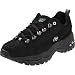Skechers Sport Women's Premium-Nubuck Sneaker, Black Nubuck, 8 M US
