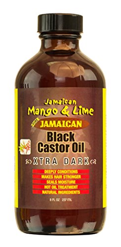 Jamaican Mango and Lime Black Castor Oil, Xtra Dark, 8 Ounce