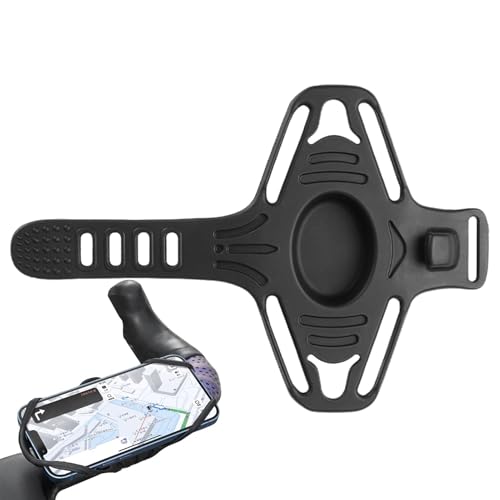 Soporte de teléfono para manillar de scooter, soporte antivibración para teléfono de motocicleta, abrazadera de manillar para teléfono, soporte de celular ajustable, soporte para teléfono de