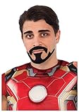 Rubie's Costume Co Men's Avengers 2 Age Of Ultron Iron Man Tony Stark Mustache, Black, One Size