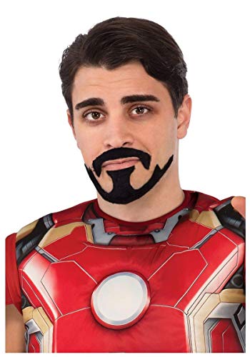 Rubie's mens Avengers 2 Age of Ultron Iron Man Tony Stark Mustache Party Supplies, Black, One Size US