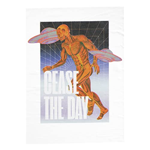 Affiche poster Cease The Day collage vintage humour pour déco murale originale