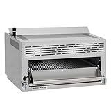 Inferno Blaze Premium IBP-SAL-36-LP 36" Liquid Propane Salamander Broiler 43,000 BTU, Silver - ETL & Sanitation Certified, Stainless Steel Salamander Grill - Perfect for Commercial Kitchens